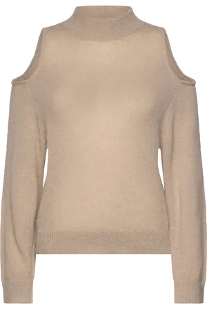 Dante 6 Aviel Open Shoulder Sweater Beige