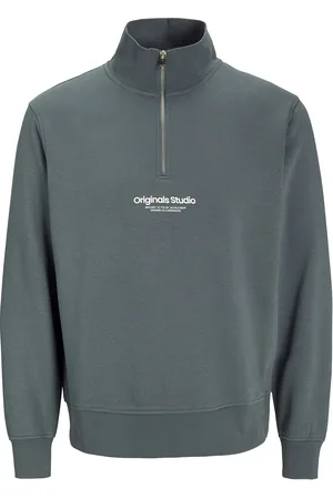 JACK & JONES Jorvesterbro Sweat Quarter Zip Hn Noos Blue Jack & J S