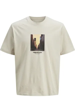 JACK & JONES Jorvesterbro Picture Tee Ss Crew Jnr Cream Jack & J S