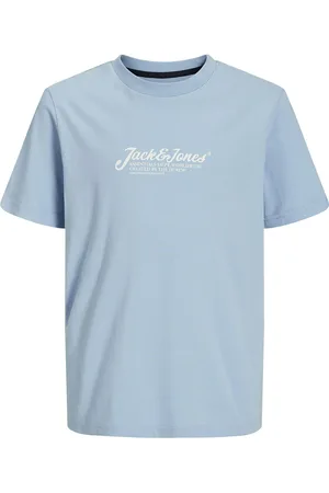 JACK & JONES Jjbeau Tee Ss Crew Neck Jnr Blue Jack & J S