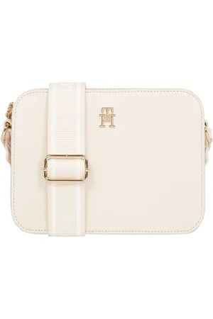 Tommy Hilfiger Th Logotape Camera Bag Cream