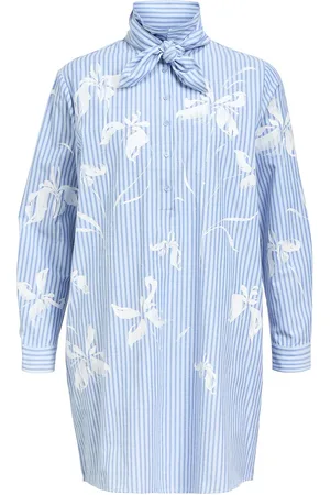 Object Objaiko Re L/S Short Dress 137 Blue