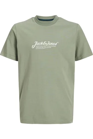 JACK & JONES Jjbeau Tee Ss Crew Neck Jnr Green Jack & J S