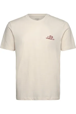 Lee Regular Logo Tee Beige