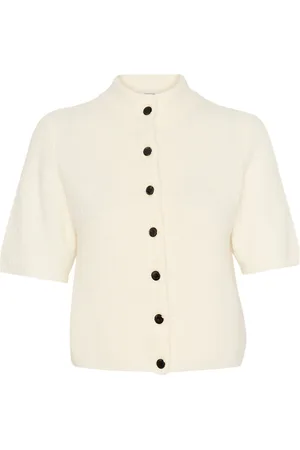 Gestuz Alphagz Ss Short Cardigan Cream