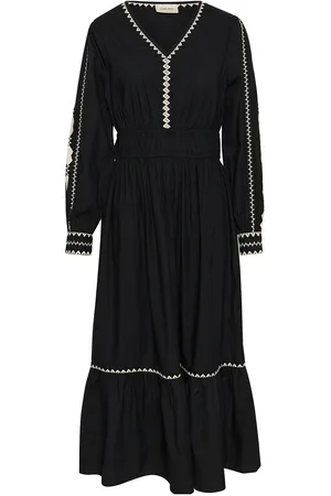 Cream Crgwen Long Dress Black
