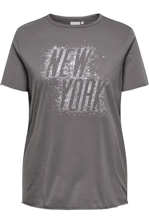 ONLY Carmiko Life Ss Reg Tee Jrs Grey