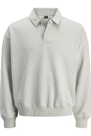 JACK & JONES Jcoconcrete Polo Sweat Grey Jack & J S