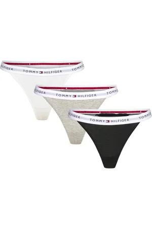 Tommy Hilfiger 3 Pack Tanga Thong Grey