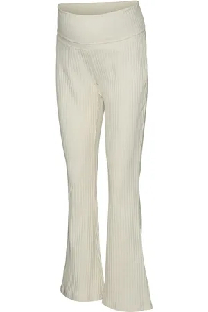 Mama;licious Mlbeysa Flared Jrs Pants 2F Cream