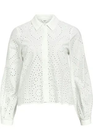 Object Objbitten L/S Re Shirt Noos Cream