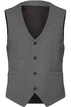 Clean Cut Milano Jersey Waistcoat Grey
