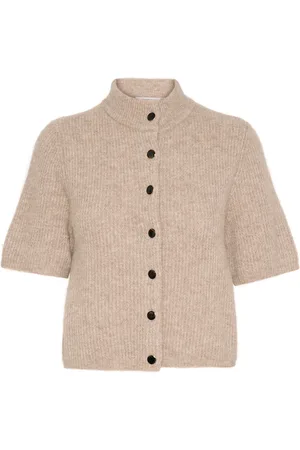Gestuz Alphagz Ss Short Cardigan Beige