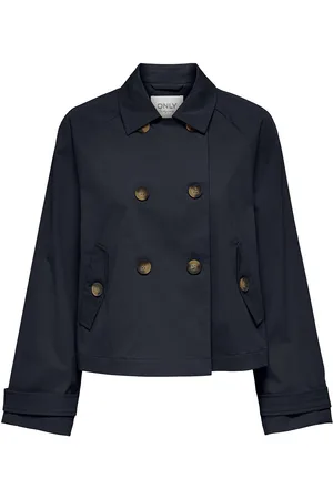 ONLY Onlapril Life Short Trenchcoat Otw Noos Black
