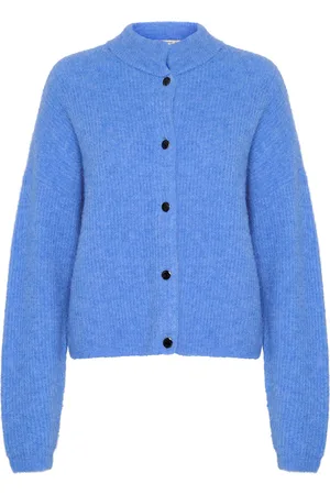 Gestuz Alphagz Short Cardigan Blue