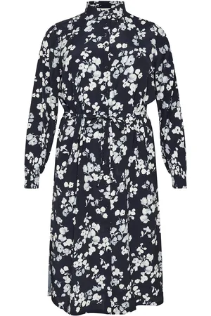 Kaffe Kcalicia Shirt Dress Navy