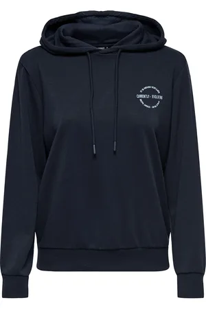 ONLY Onppica Hood Ls Loose Swt Navy