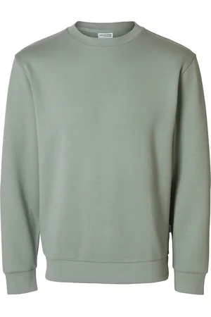 SELECTED Slhemanuel Soft Crew Neck Sweat Noos Green