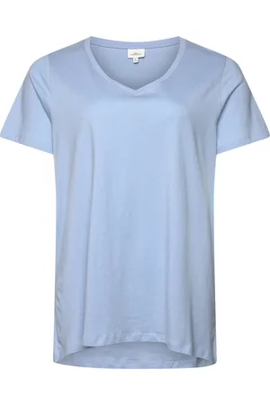 ONLY Carbonnie Life S/S V A-Shape Tee Noos Blue