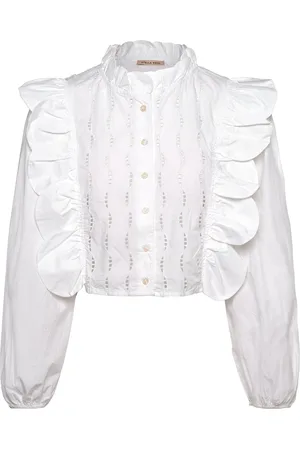 Stella Nova Blouse With Scallops And Embroideri