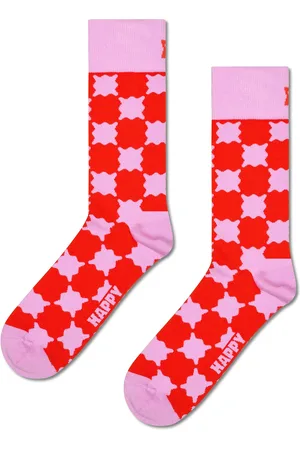 Happy Socks Wobbly Check Sock