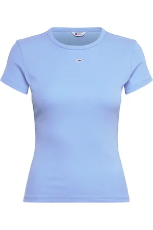 Tommy Hilfiger Tjw Slim Essential Rib Ss Ext Blue