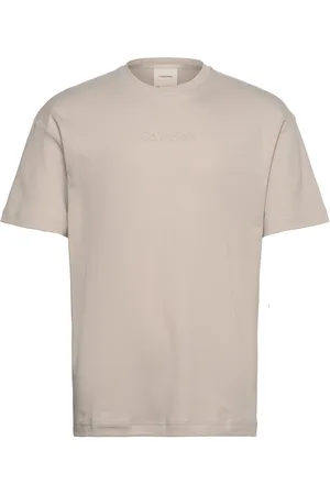 Calvin Klein Tech Interlock T-Shirt Cream