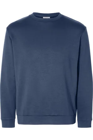 SELECTED Slhemanuel Soft Crew Neck Sweat Noos Navy