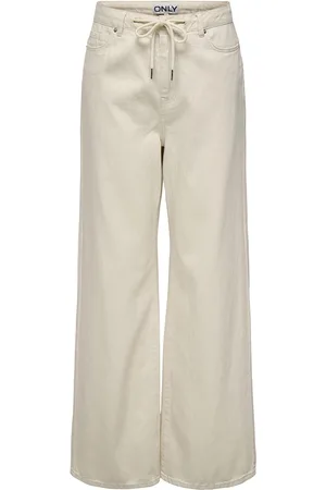 ONLY Onlsilla Mw Wide String Pant Cc Pnt Cream