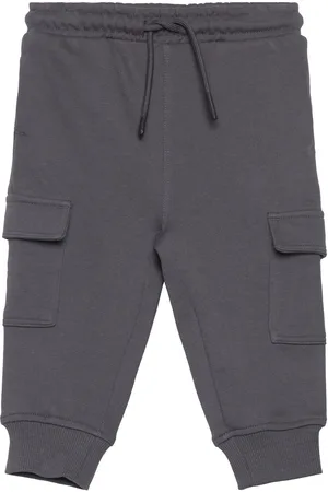 MANGO Cargo Jogger Trousers Grey