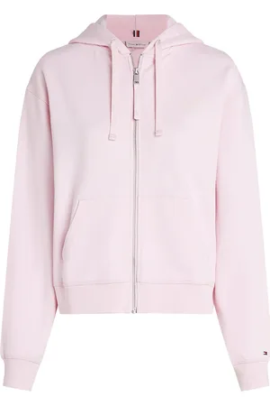 Tommy Hilfiger Reg Script Zip Hoodie Pink