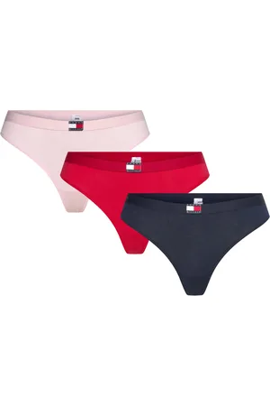 Tommy Hilfiger 3 Pack Thong Red