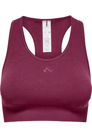 ONLY Onpjiji Cir Sports Bra Burgundy