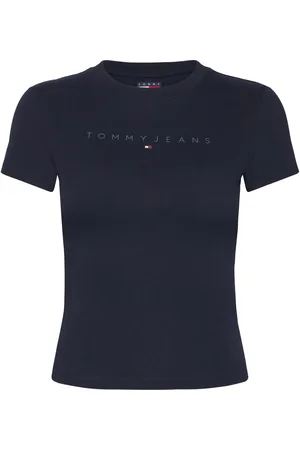Tommy Hilfiger Tjw Slim Tonal Linear Tee Ext Navy