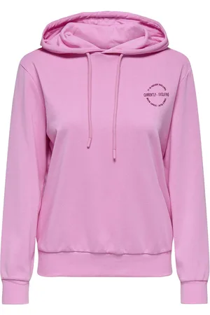 ONLY Onppica Hood Ls Loose Swt Pink