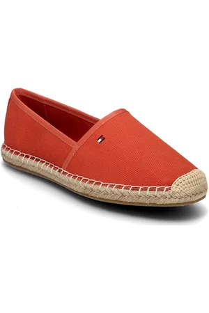 Tommy Hilfiger Flag Canvas Espadrille Orange