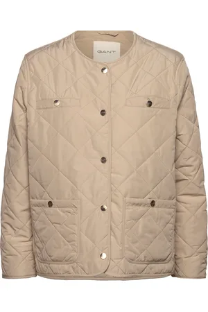 GANT Quilted Jacket Cream