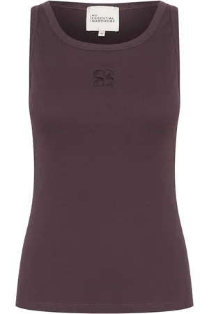 My Essential Wardrobe Mandymw Top Brown