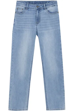 Indian Blue Jeans 2650 Wide Loose Used Jeans Blue