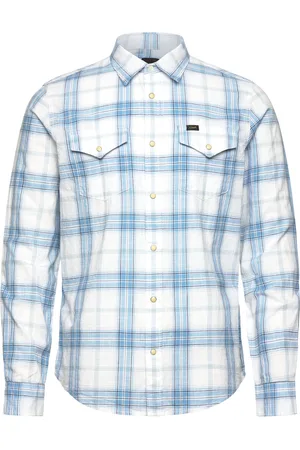 Lee Clean Western Shirt Blue