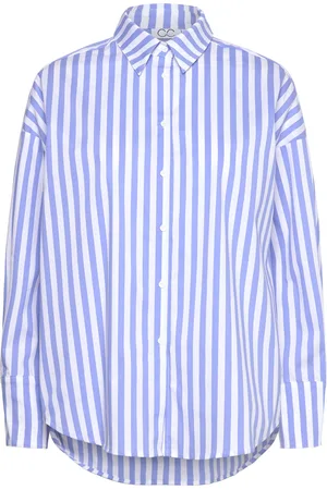Coster Copenhagen Cc Heart Harper Stripe Over Shirt Blue