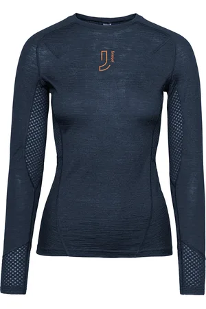 Johaug Lithe Tech-Wool Long Sleeve Navy