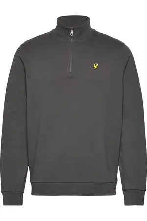 Lyle & Scott Loopback Quarter Zip Sweat Grey