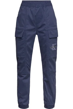 Calvin Klein Essential Woven Cargo Pants Blue