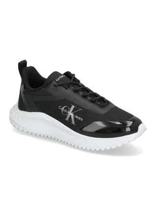 Calvin Klein Eva Runner Low Lace Mix Ml Wn Black
