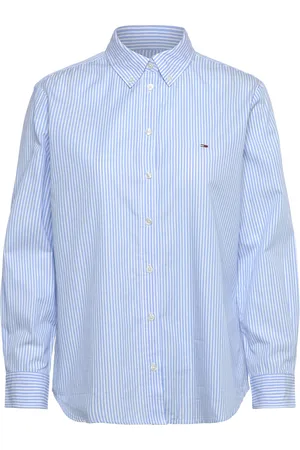 Tommy Hilfiger Tjw Reg Pinstripe Poplin Shirt Blue