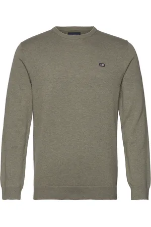 Lexington Cotton Crew Neck Sweater Khaki