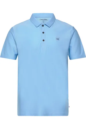 Calvin Klein Classic Polo With Woven Badge Blue