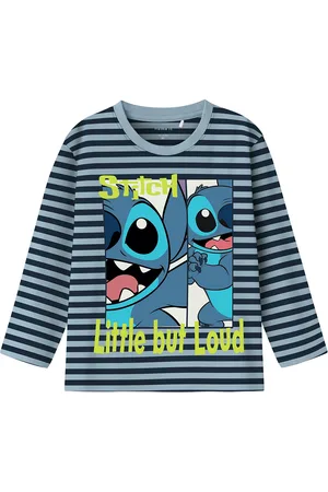 NAME IT Nmmfabron Stitch Nreg Ls Top Wdi Blue