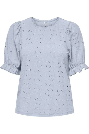 ONLY Onlnew Smilla S/S Puff Top Jrs Blue